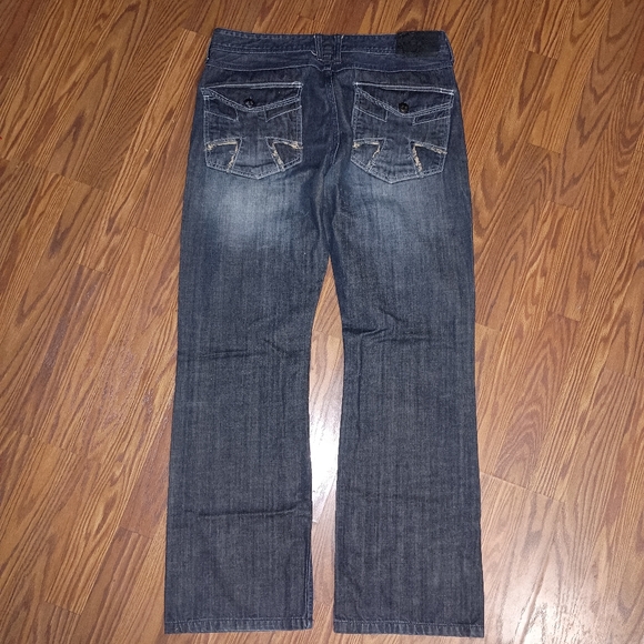 Helix slim boot cut men's jeans size 36x32 - Picture 4 of 6